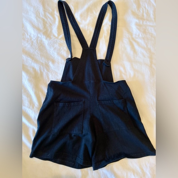 American Apparel Shorts | American Apparel Black Overall Short - Picture 3 of 3